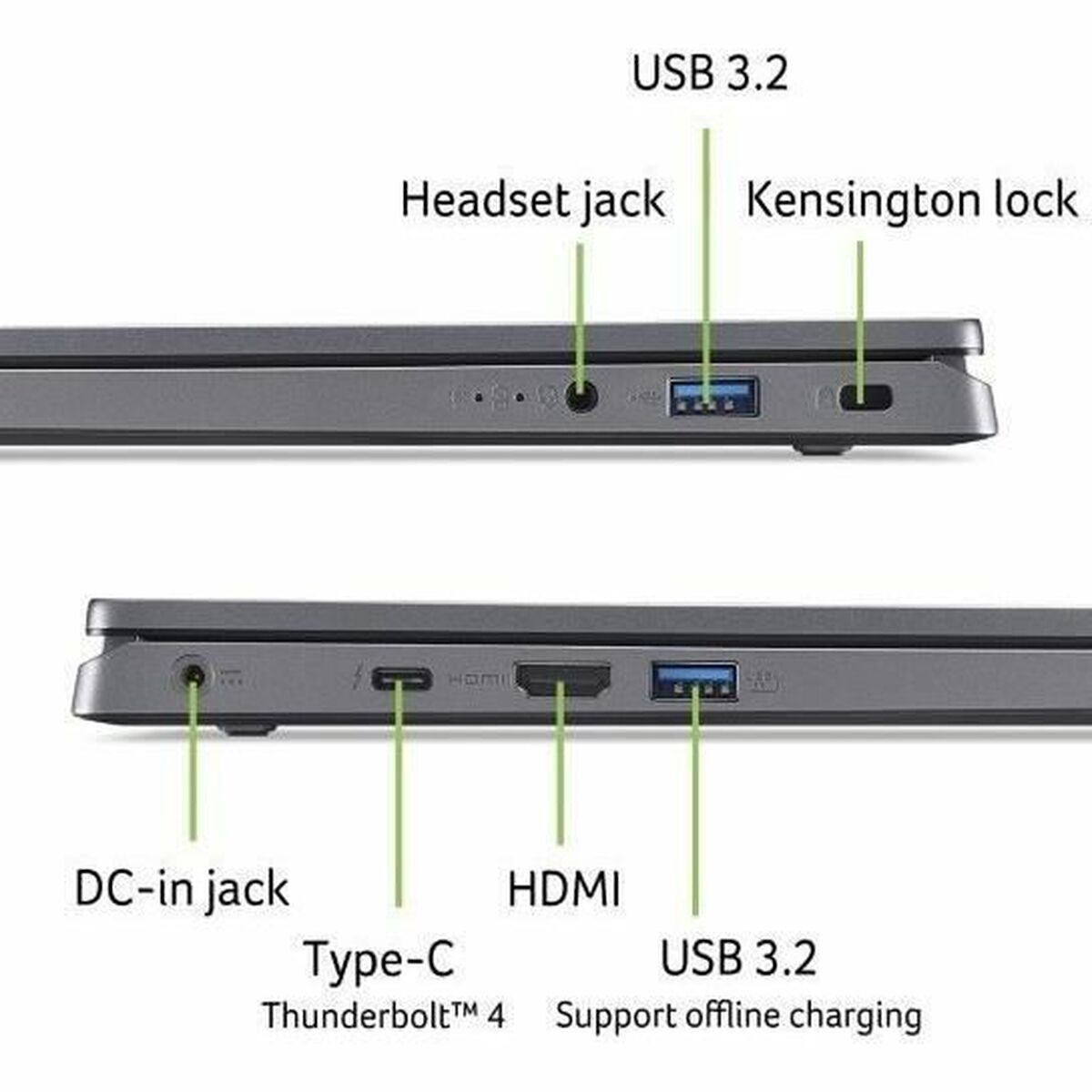 Afbeeldingen van Laptop Acer Aspire A17-51M-54T6 SSD AZERTY 17,3" Intel Core i5-1335U 32 GB RAM