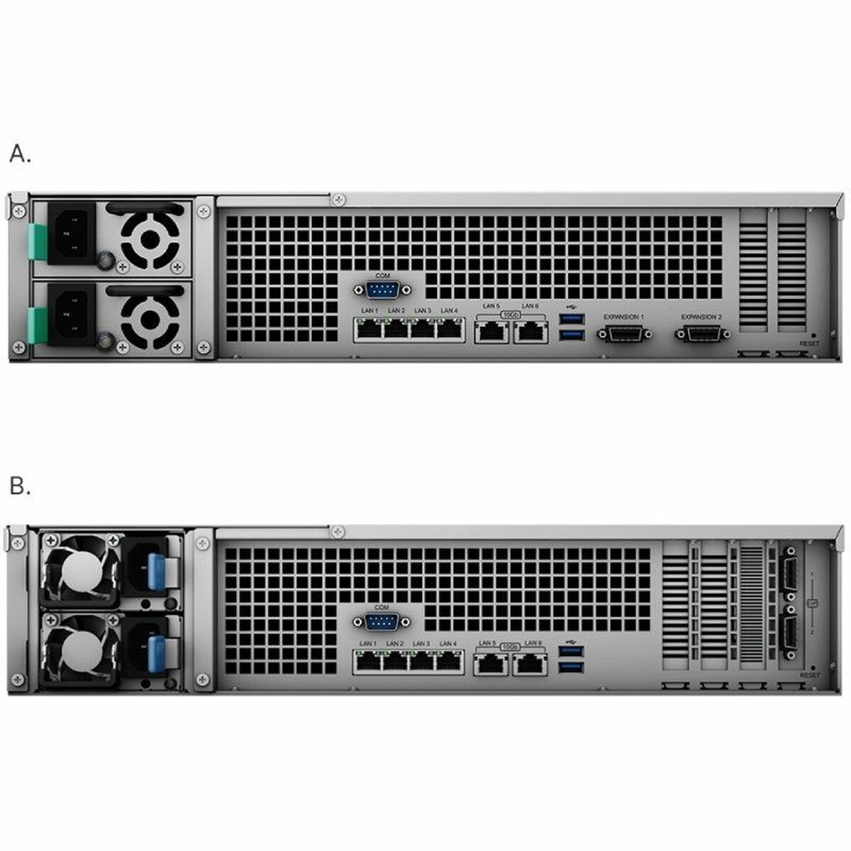 Afbeeldingen van NAS Network Storage Synology RS3621XS Octa Core Black