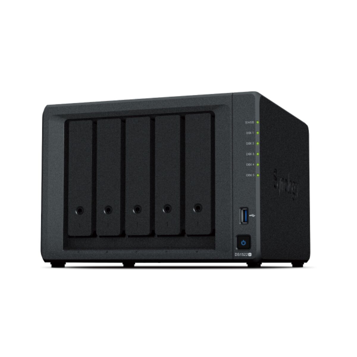 Memorizzazione in Rete NAS Synology DS1522+ Nero AMD Ryzen R1600