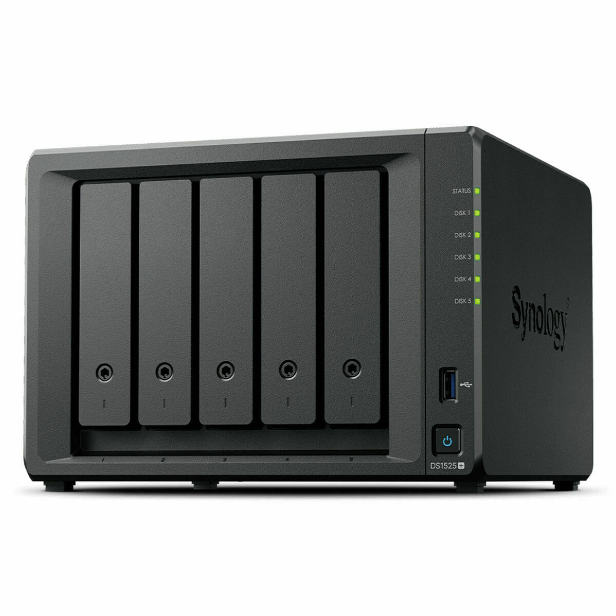 Afbeeldingen van NAS Network Storage Synology DS1525+ Black AMD Ryzen V1500B