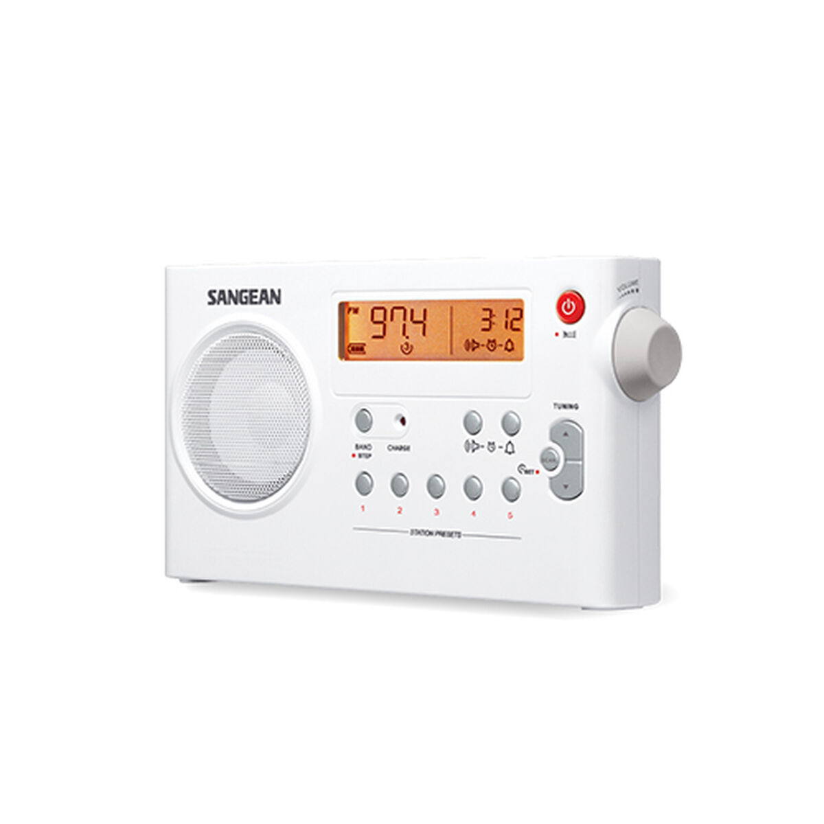 Afbeeldingen van Portable Digital Radio Sangean PR-D7 White
