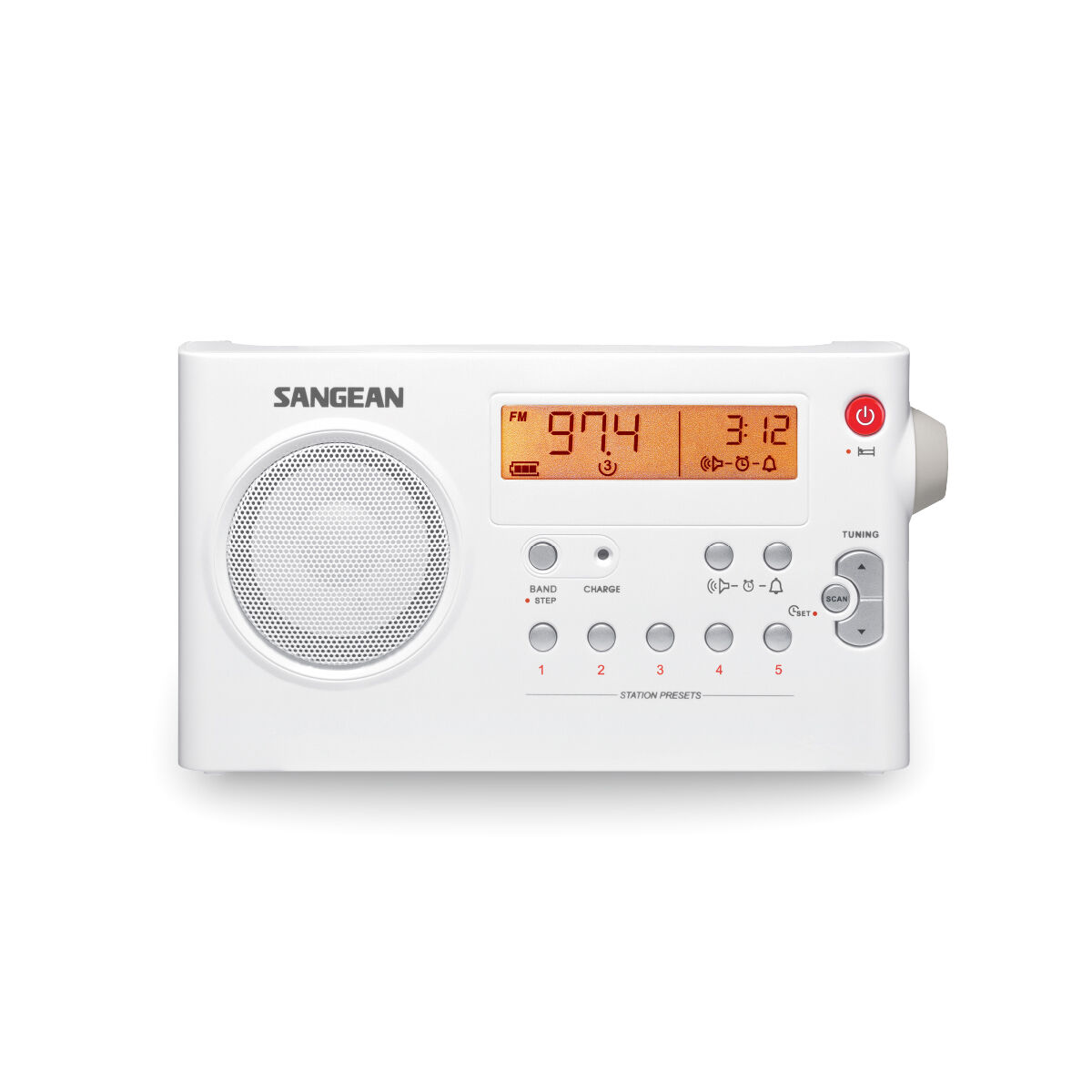 Afbeeldingen van Portable Digital Radio Sangean PR-D7 White