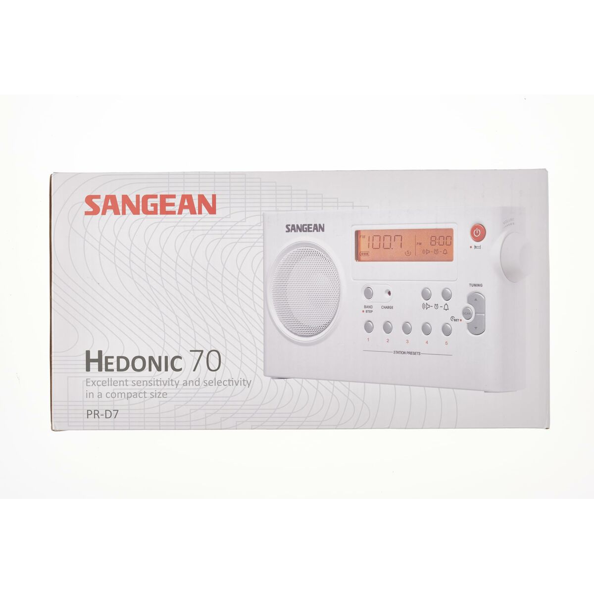 Afbeeldingen van Portable Digital Radio Sangean PR-D7 White