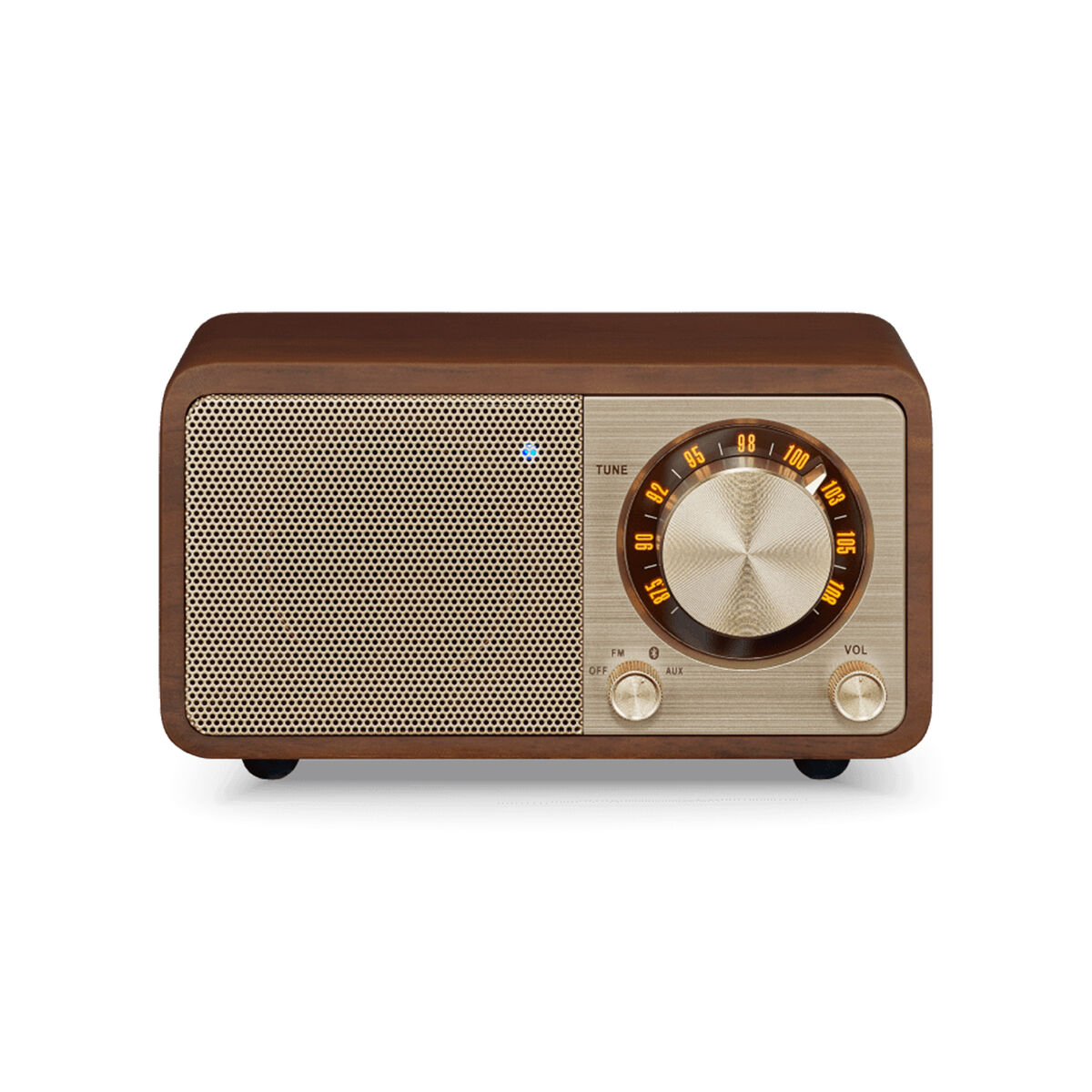 Afbeeldingen van Portable Bluetooth Radio Sangean Retro Wood FM