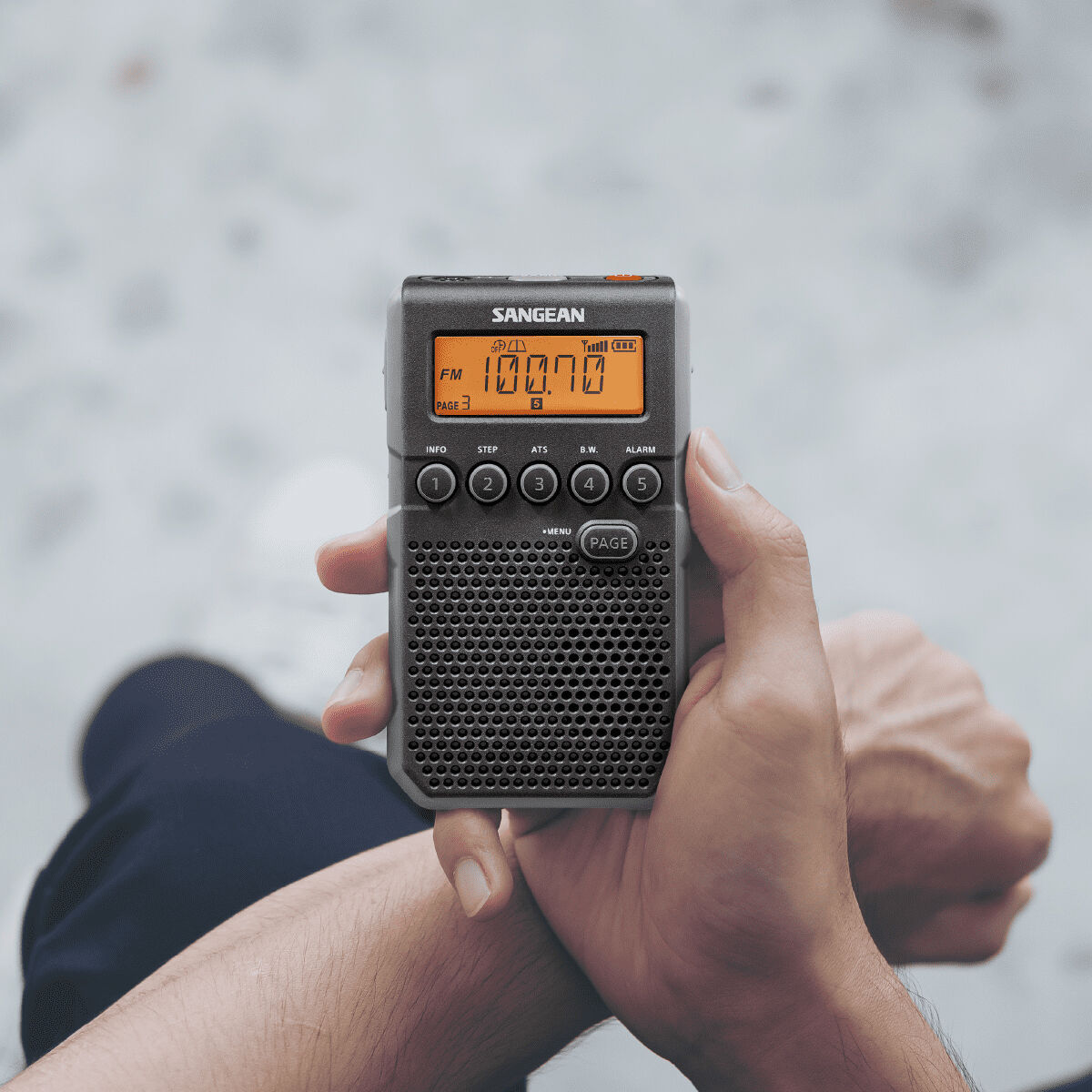 Portable Digital Radio Sangean DT-800 Black AM/FM