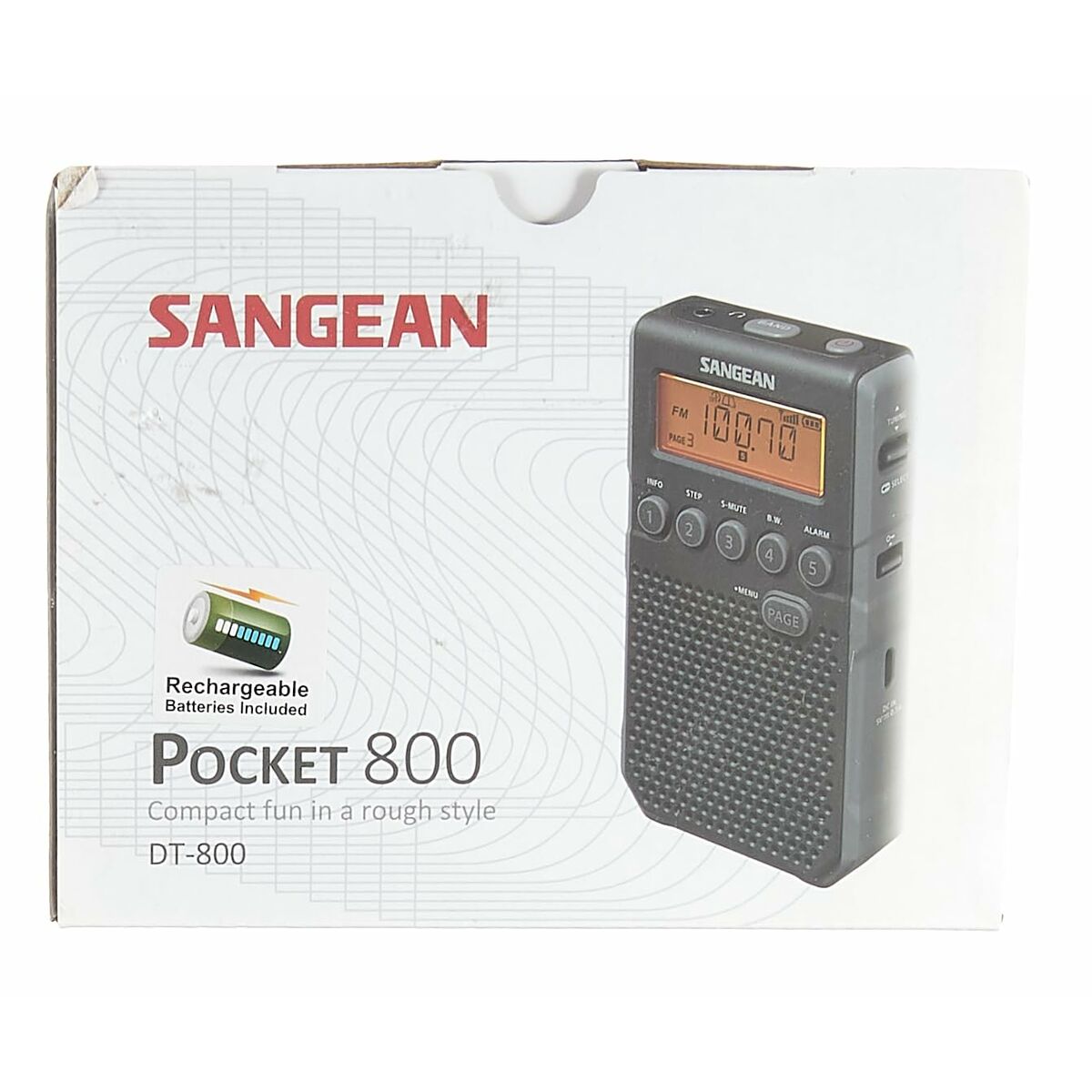 Afbeeldingen van Portable Digital Radio Sangean DT-800 Black AM/FM