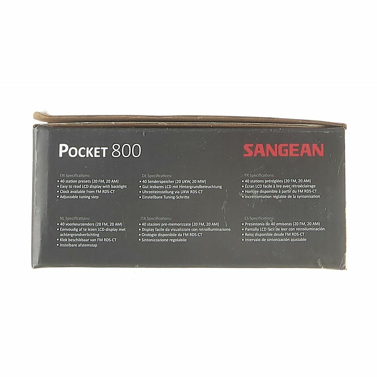 Afbeeldingen van Portable Digital Radio Sangean DT-800 Black AM/FM