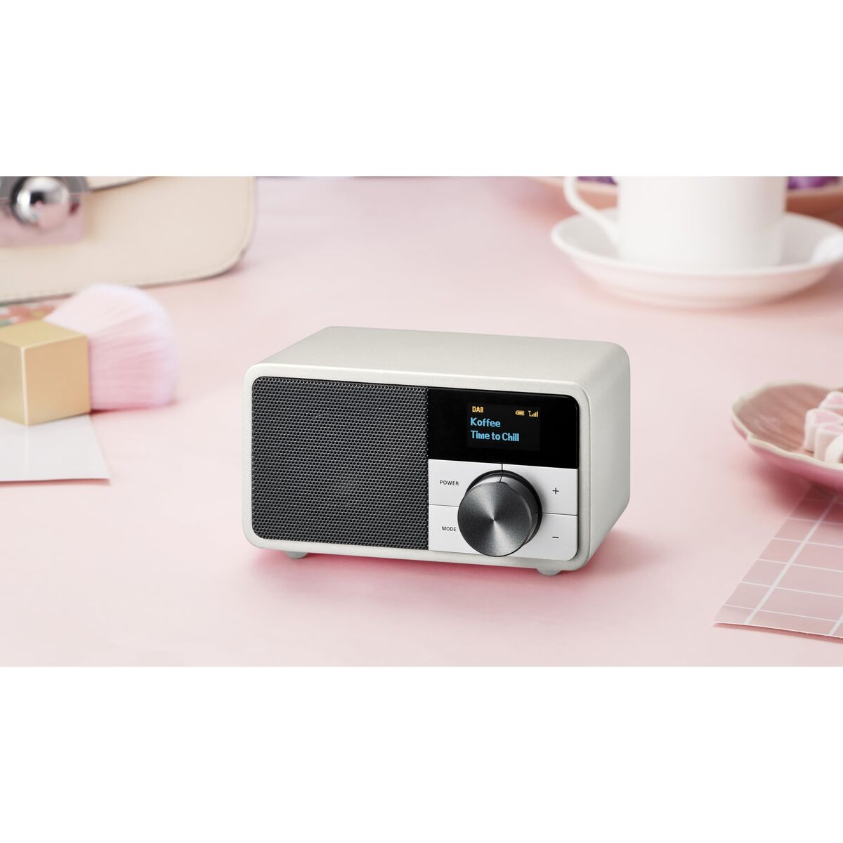 Picture of Transistor Radio Sangean DDR7 MINI Silver FM Retro