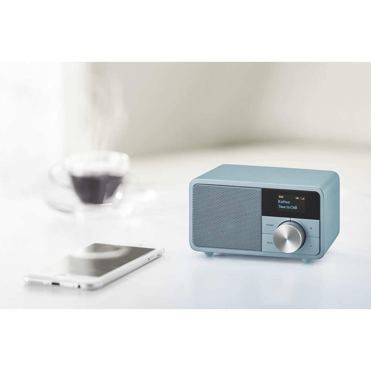 Picture of Transistor Radio Sangean DDR7 MINI Blue FM Retro