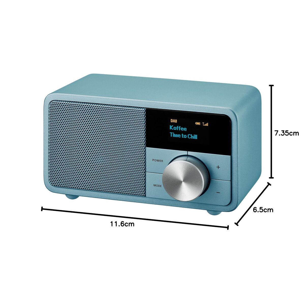 Picture of Transistor Radio Sangean DDR7 MINI Blue FM Retro