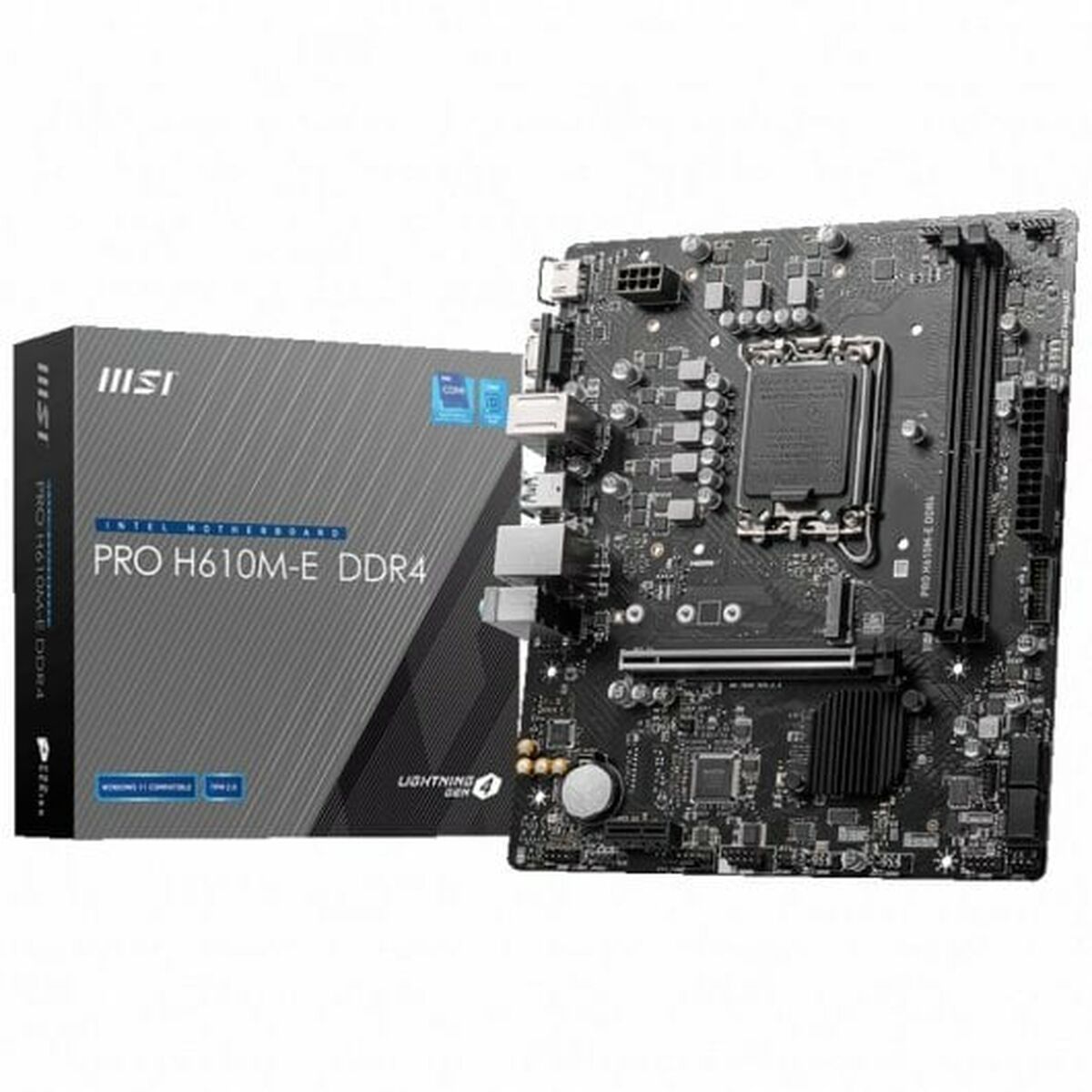 Kép Motherboard MSI PRO H610M-E DDR4 DDR4 mATX H610 LGA 1700