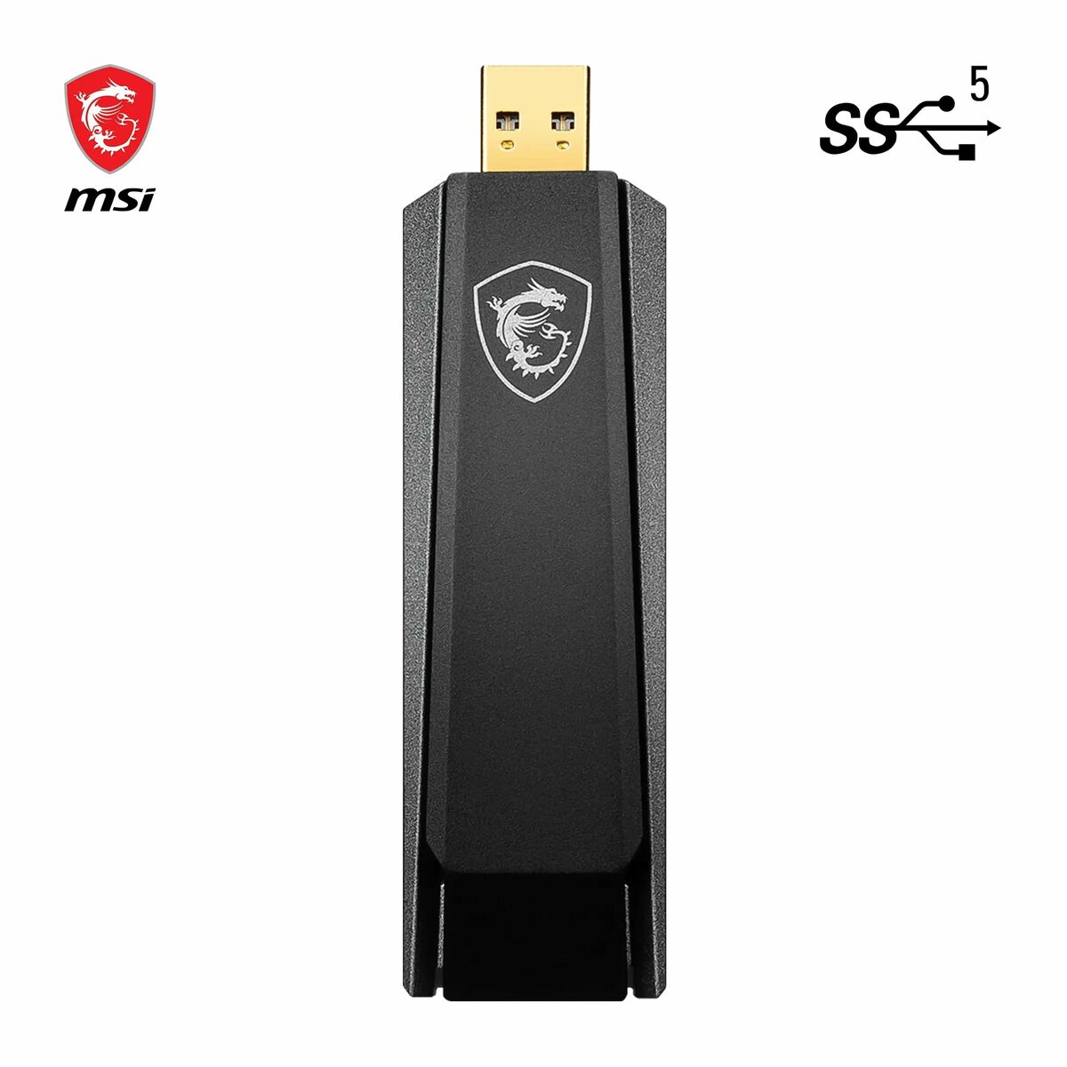 Afbeeldingen van USB Adaptor MSI AX1800 Black