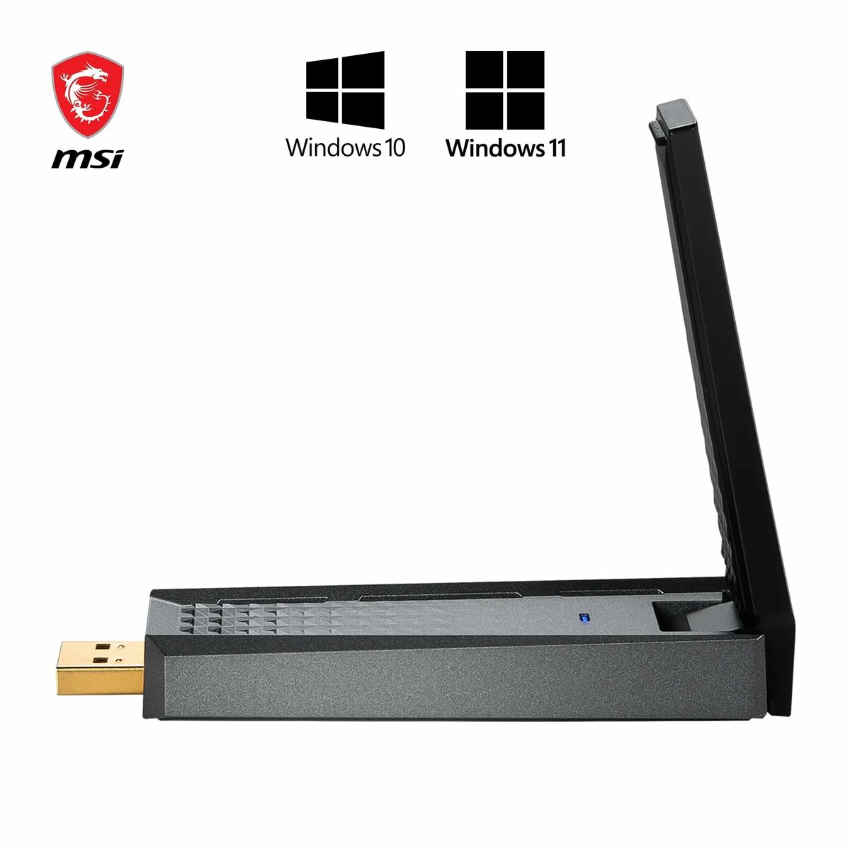 Afbeeldingen van USB Adaptor MSI AX1800 Black