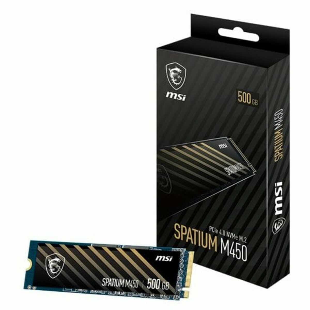 Kép Hard Drive MSI SPATIUM M450 PCIe 4.0 NVMe M.2 500GB 500 GB SSD