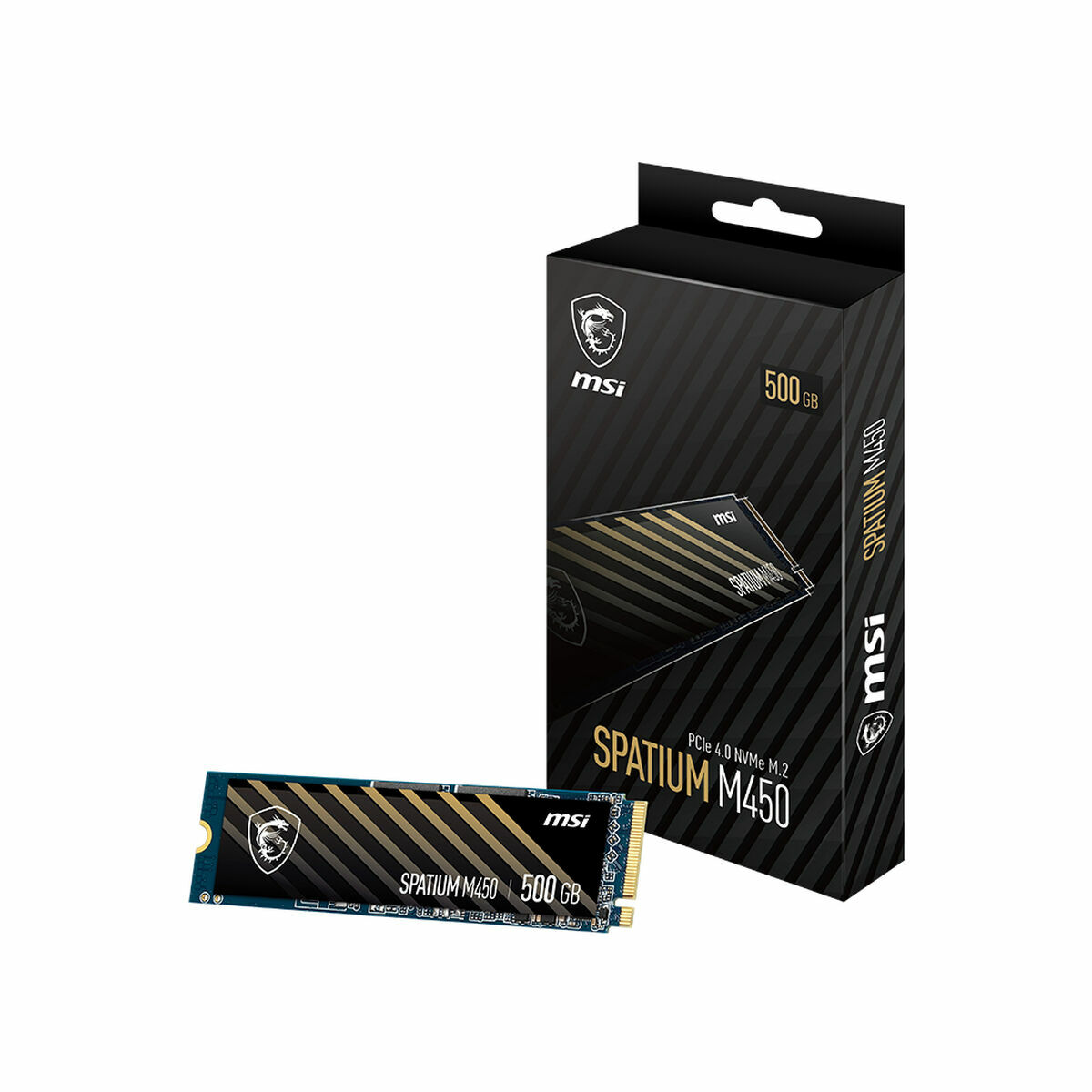 Kép Hard Drive MSI SPATIUM M450 PCIe 4.0 NVMe M.2 500GB 500 GB SSD