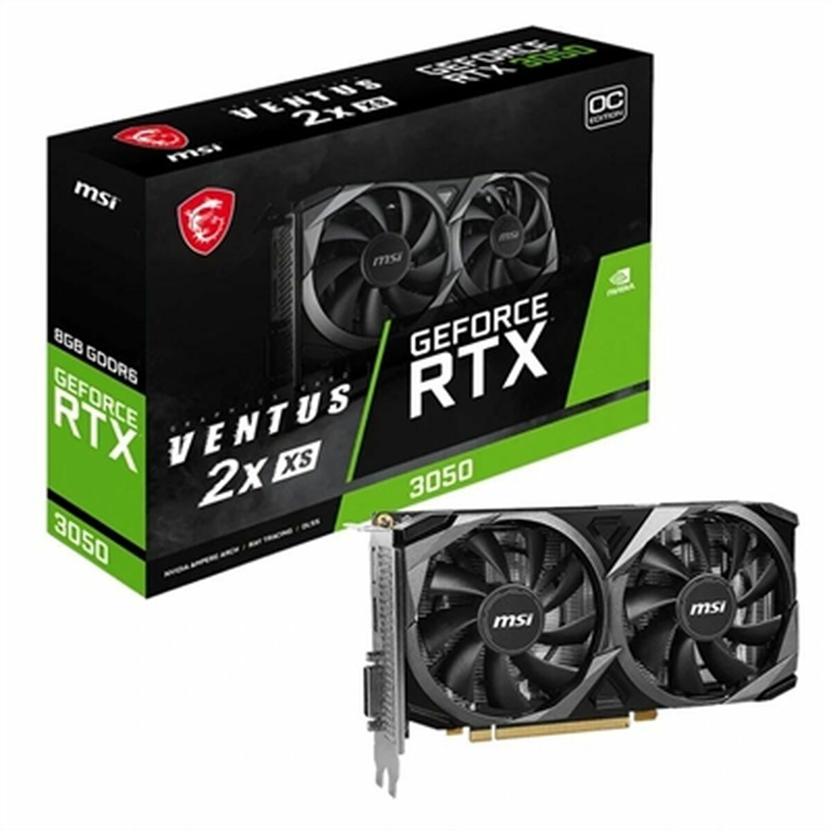 Bild von Graphics card MSI GEFORCE RTX 3050 VENTUS 2X XS 8G OC GDDR6