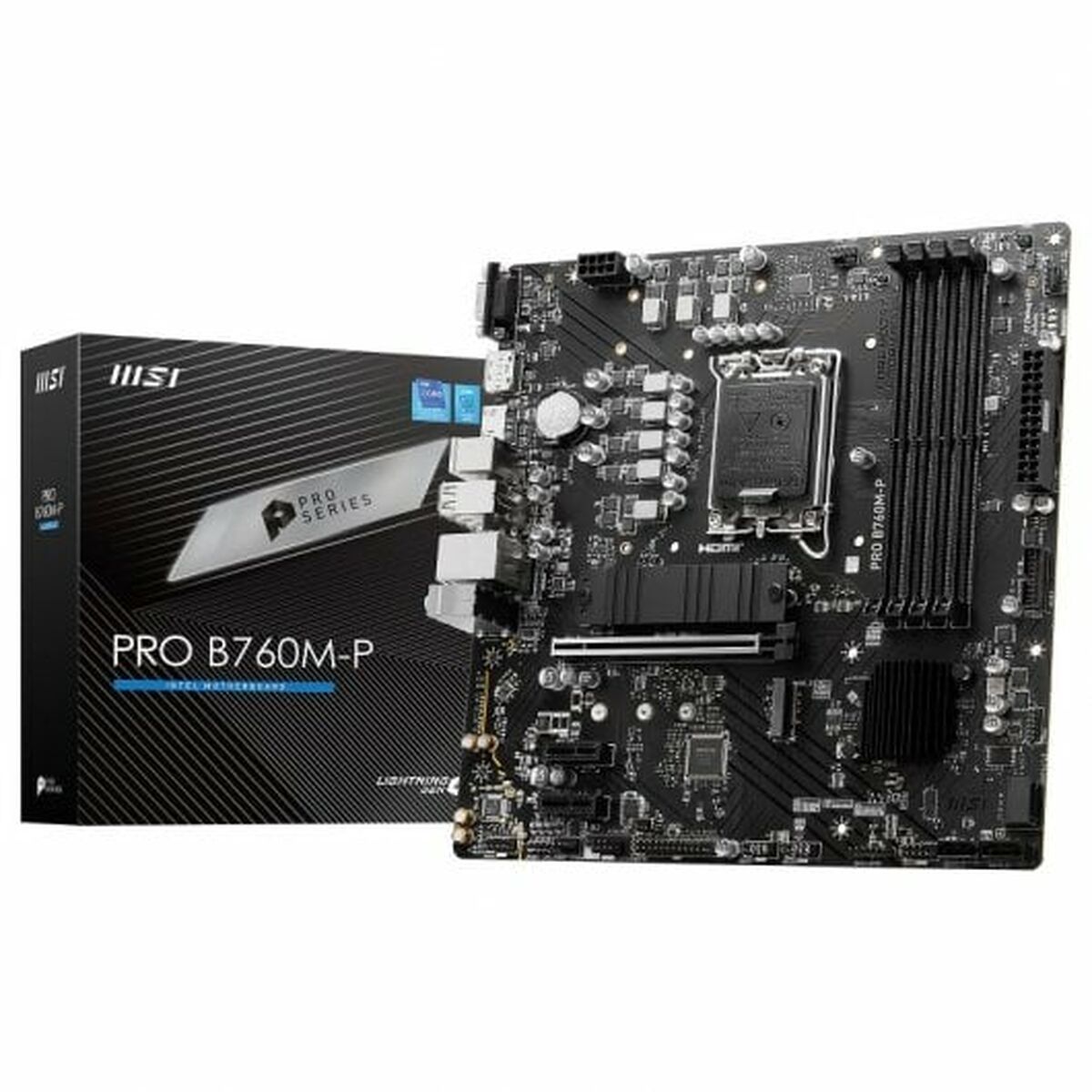 Afbeeldingen van Motherboard MSI PRO B760M-P DDR4 LGA 1700