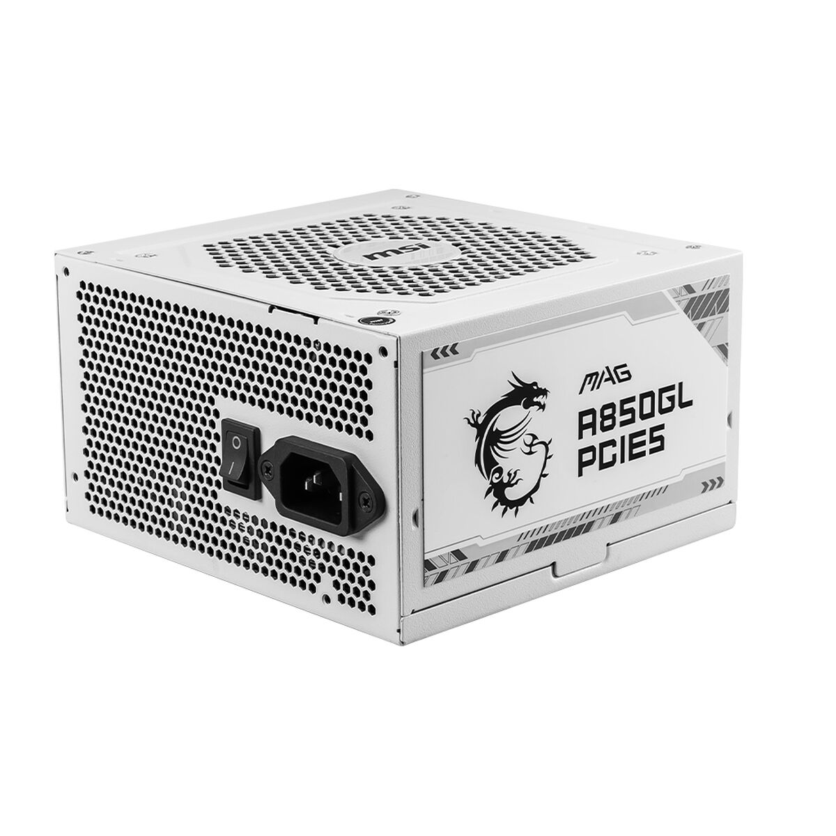 Afbeeldingen van Power supply MSI MAG A850GL PCIE5 WHITE 850 W 80 Plus Gold