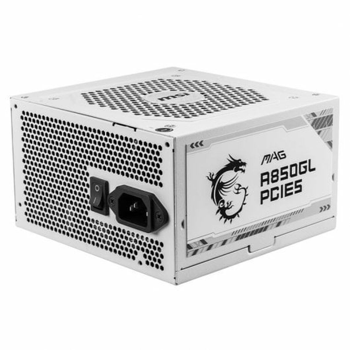 Afbeeldingen van Power supply MSI MAG A850GL PCIE5 WHITE 850 W 80 Plus Gold