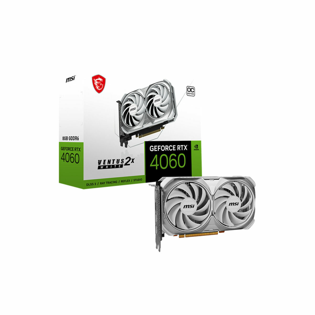 Scheda Grafica MSI GeForce RTX 4060 VENTUS 2X 8 GB GDDR6 Geforce RTX 4060