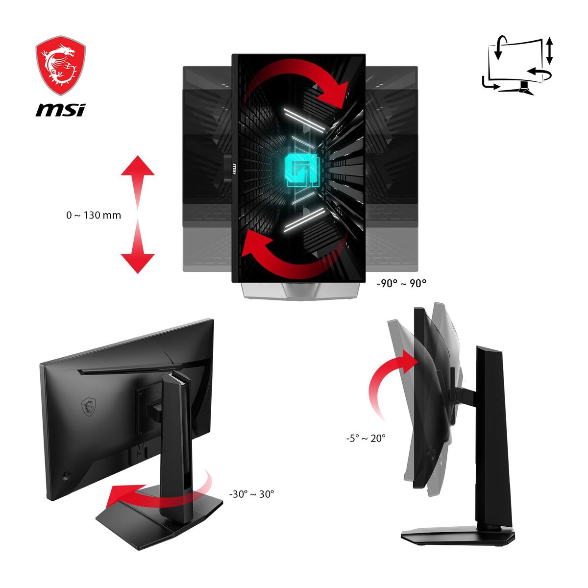 Picture of Monitor MSI G255PF E2 24,5" Full HD