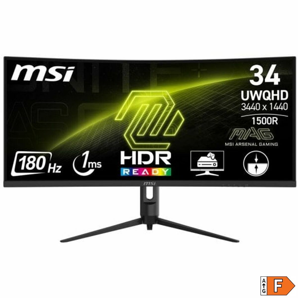 Kép Monitor MSI MAG 342CQR E2 34" UltraWide Quad HD 50 - 60 Hz 180 Hz