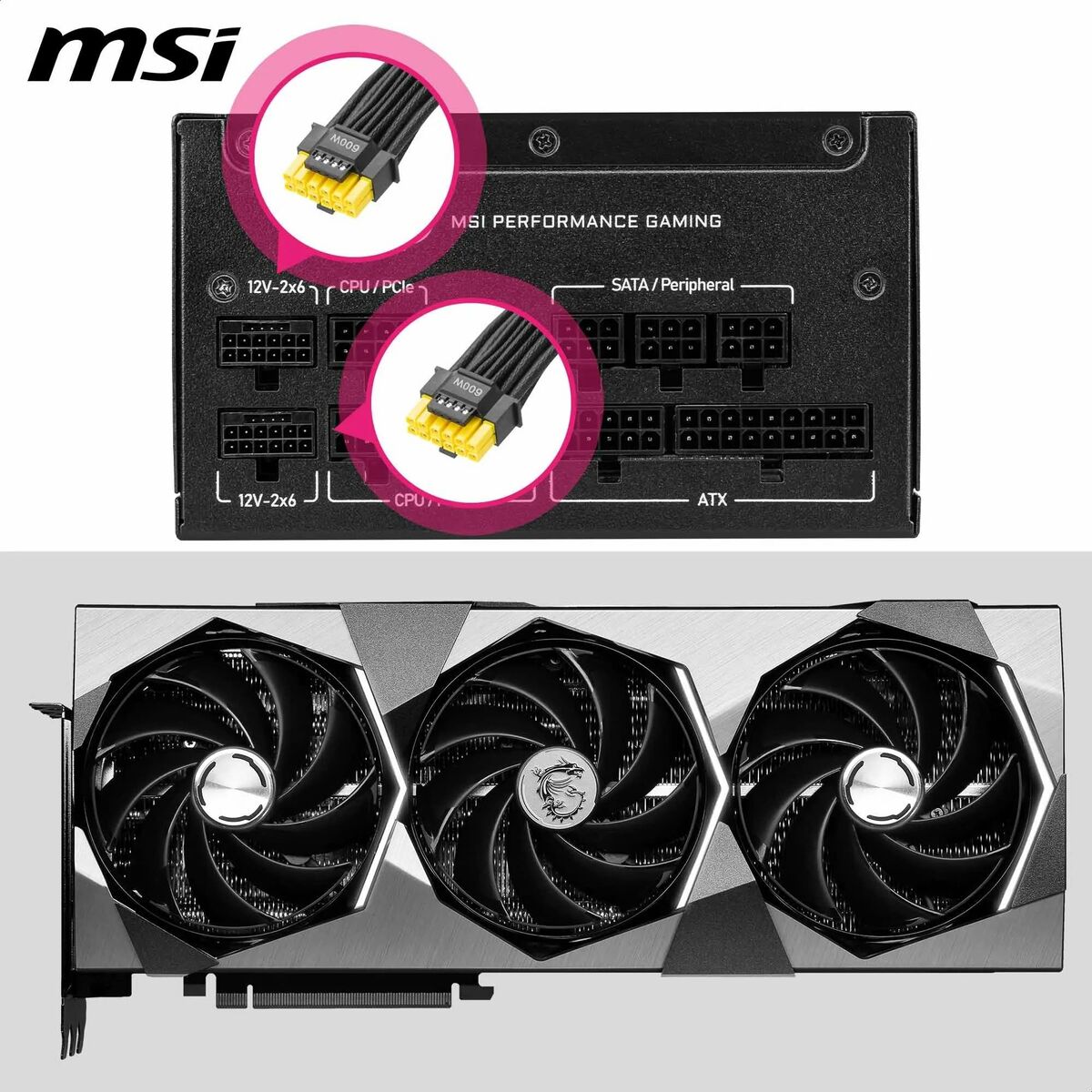 Picture of Power supply MSI 306-7ZPFX11-CE0 80 Plus Gold ATX