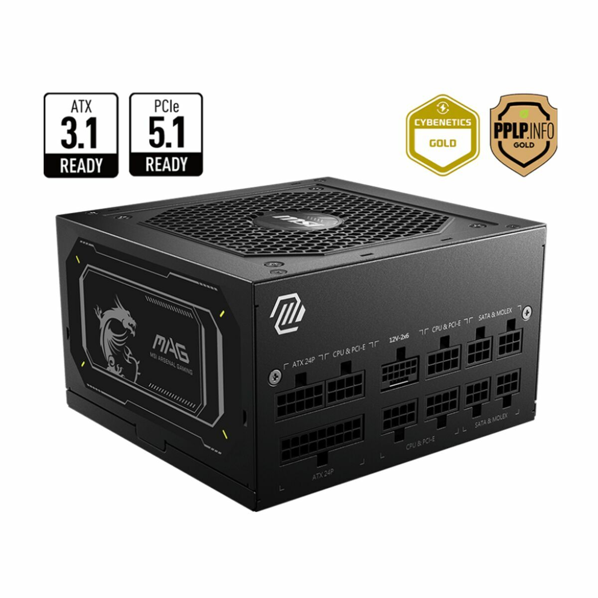 Picture of Power supply MSI 306-7ZP8D11-CE0 850 W 80 Plus Gold