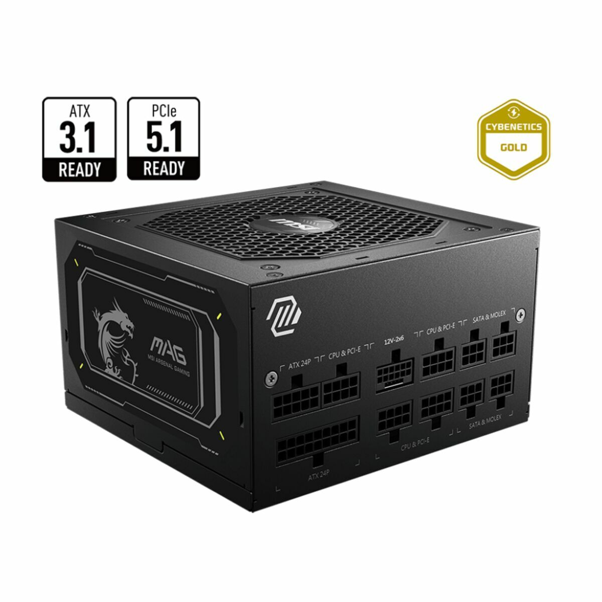 Picture of Power supply MSI 306-7ZP8E11-CE0 750 W 80 Plus Gold ATX