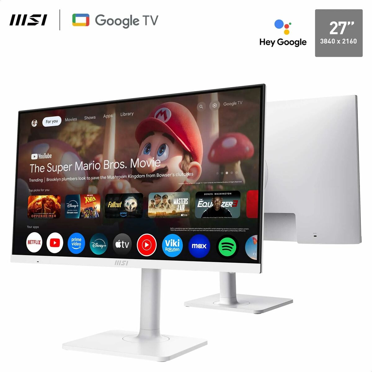 Afbeeldingen van Gaming Monitor MSI 9S6-3PB19H-261 4K Ultra HD 27"