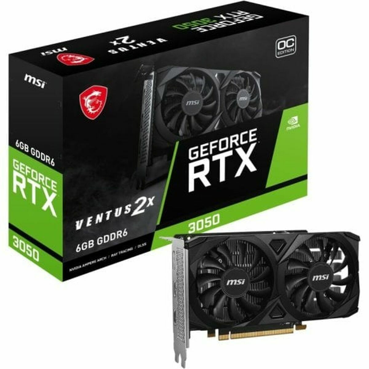 Afbeeldingen van Graphics card MSI Nvidia GeForce RTX 3050 6 GB GDDR6