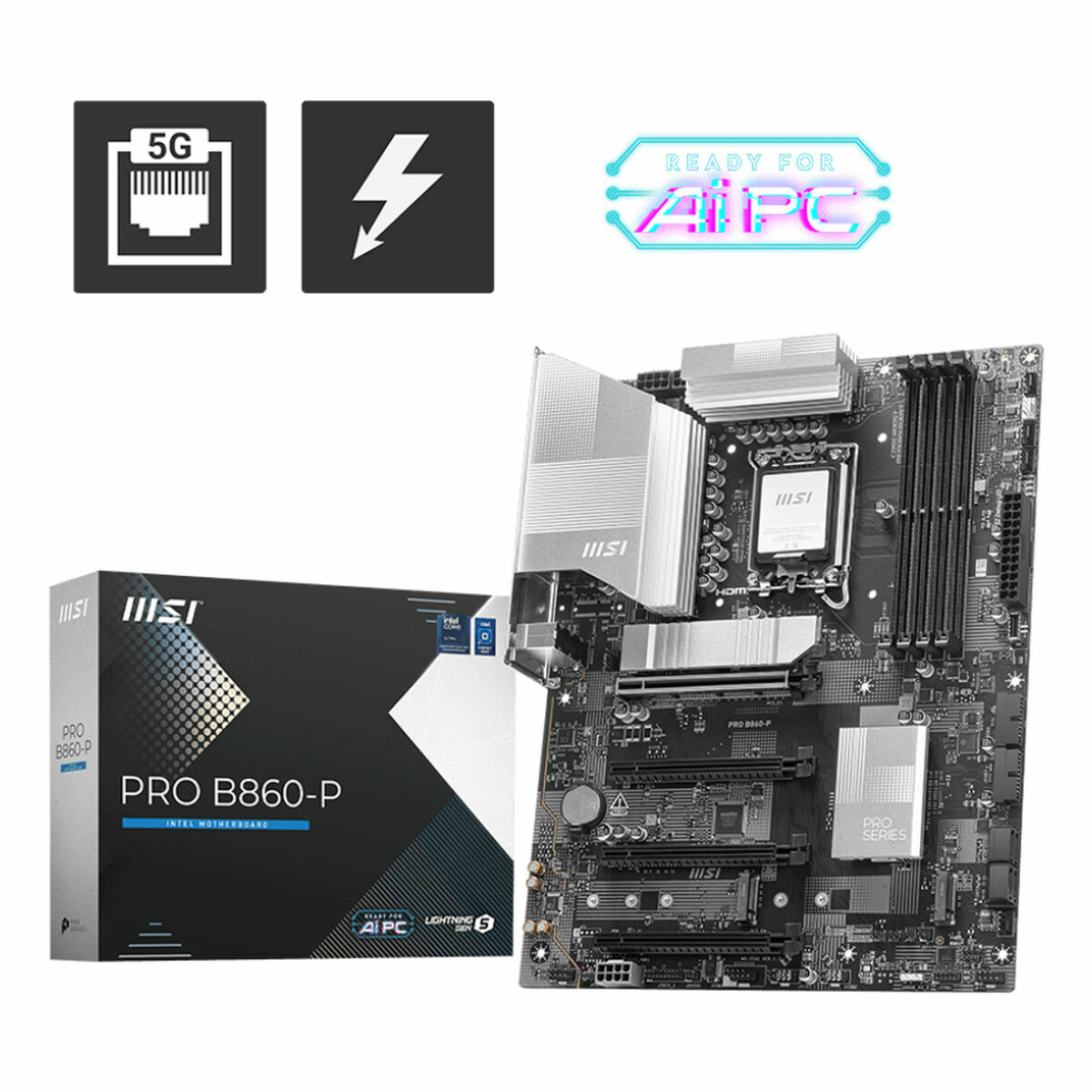 Afbeeldingen van Motherboard MSI PRO B860-P LGA 1851 AMD