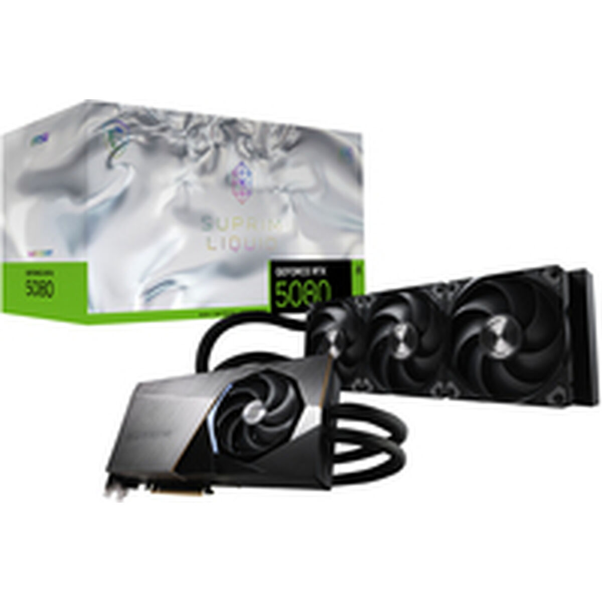 Afbeeldingen van Graphics card MSI RTX 5080 16G SUPRIM LIQUID SOC GEFORCE RTX 5080 16 GB GDDR7