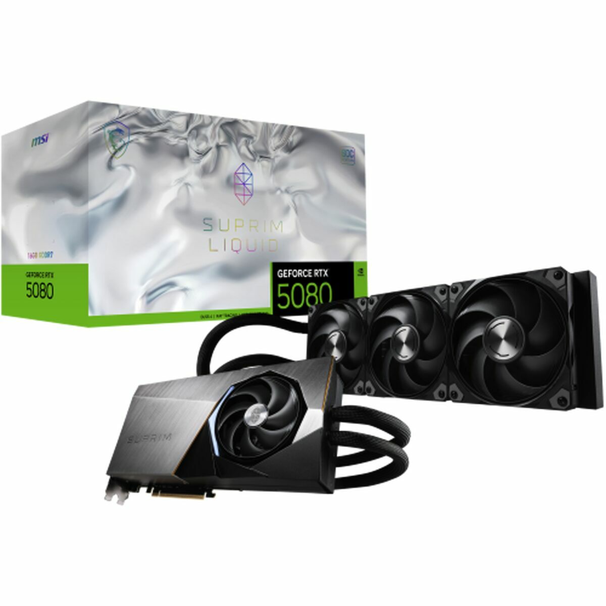 Afbeeldingen van Graphics card MSI RTX 5080 16G SUPRIM LIQUID SOC GEFORCE RTX 5080 16 GB GDDR7