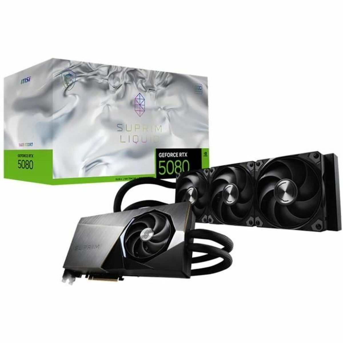 Afbeeldingen van Graphics card MSI RTX 5080 16G SUPRIM LIQUID SOC GEFORCE RTX 5080 16 GB GDDR7