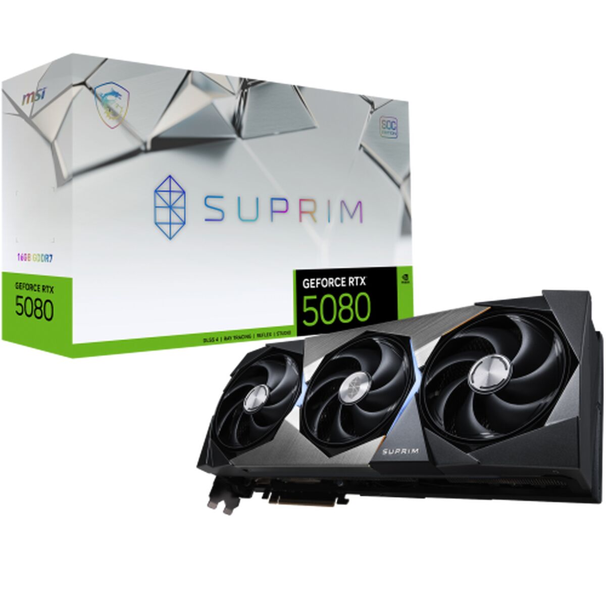 Picture of Graphics card MSI GEFORCE RTX 5080 16G SUPRIM SOC 16 GB