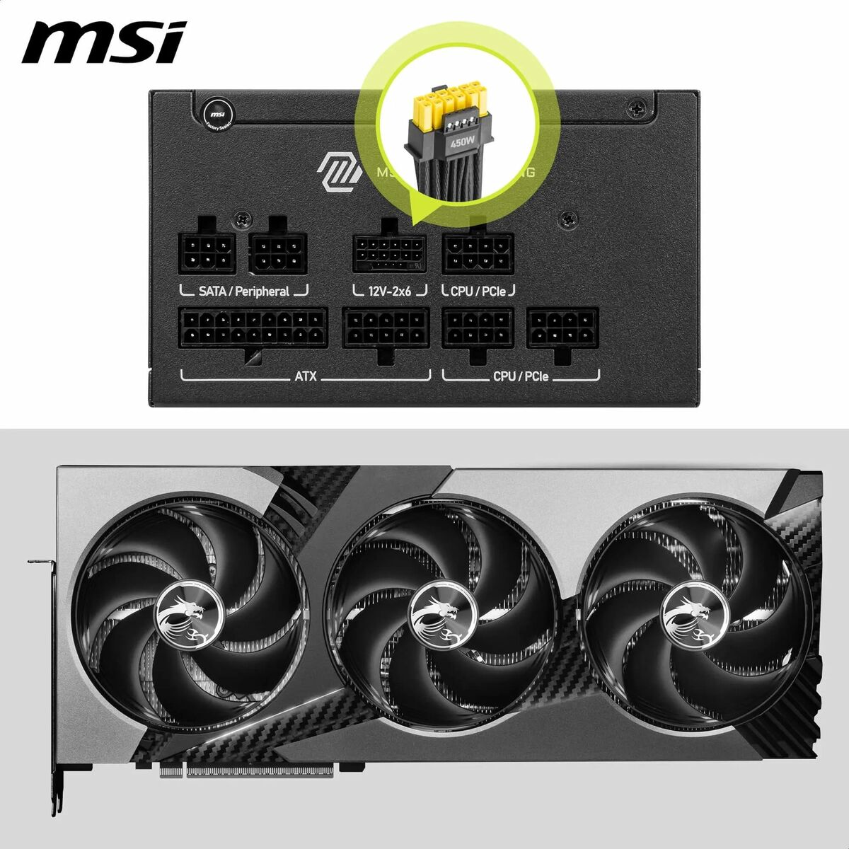 Picture of Power supply MSI 306-7ZP1B11-CE0 750 W 80 Plus Gold ATX