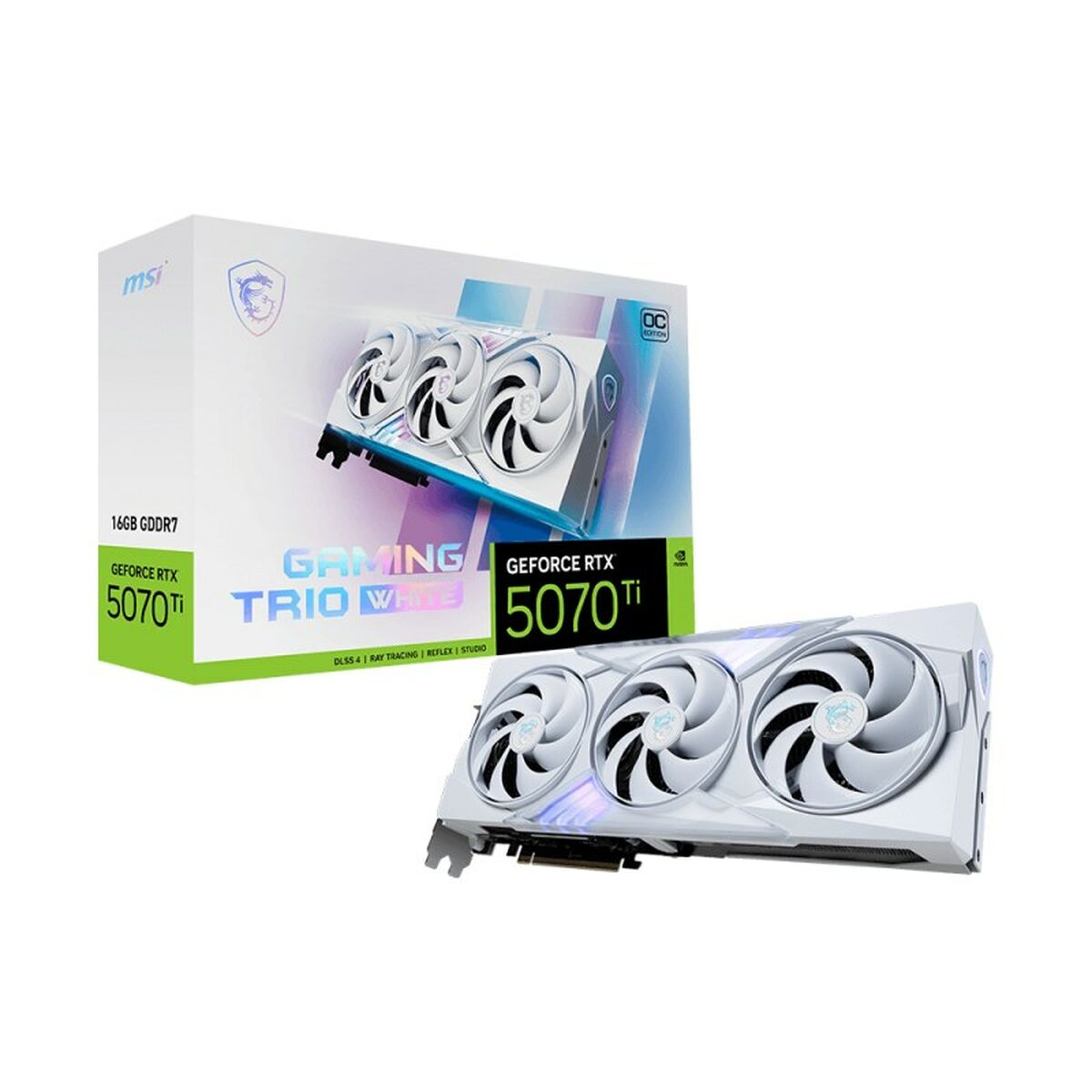 Afbeeldingen van Graphics card MSI RTX 5070 Ti 16G GAMING TRIO OC nvidia geforce rtx 5070 ti 16 GB GDDR7