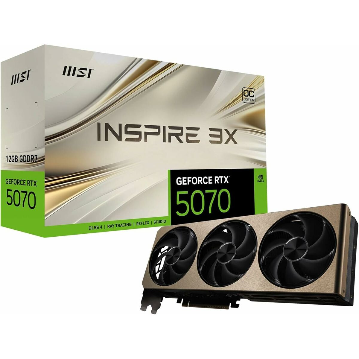 Picture of Graphics card MSI 912-V532-006 12 GB nvidia geforce rtx 5070 GDDR7