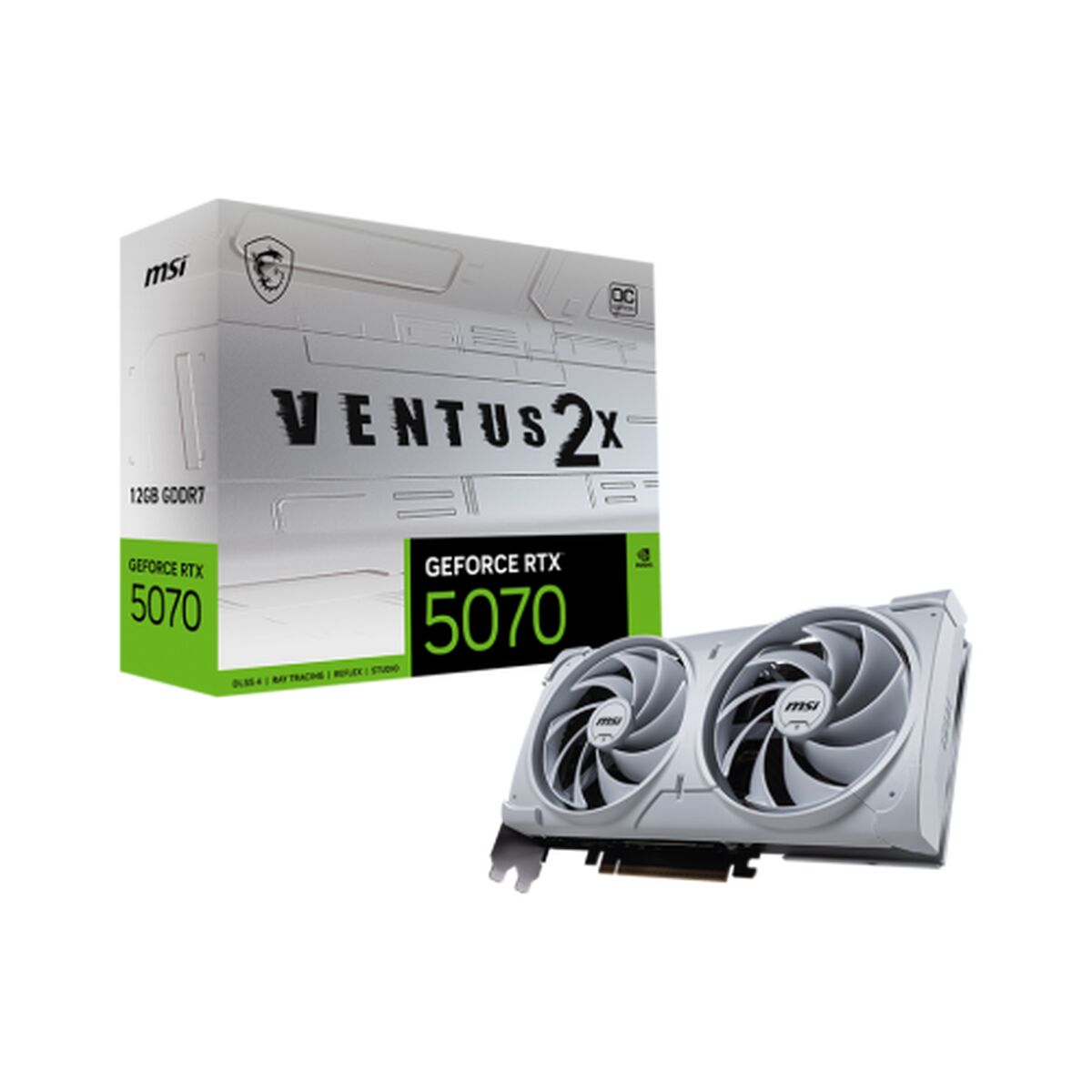 Picture of Graphics card MSI 912-V532-004 12 GB nvidia geforce rtx 5070 GDDR6X GDDR7
