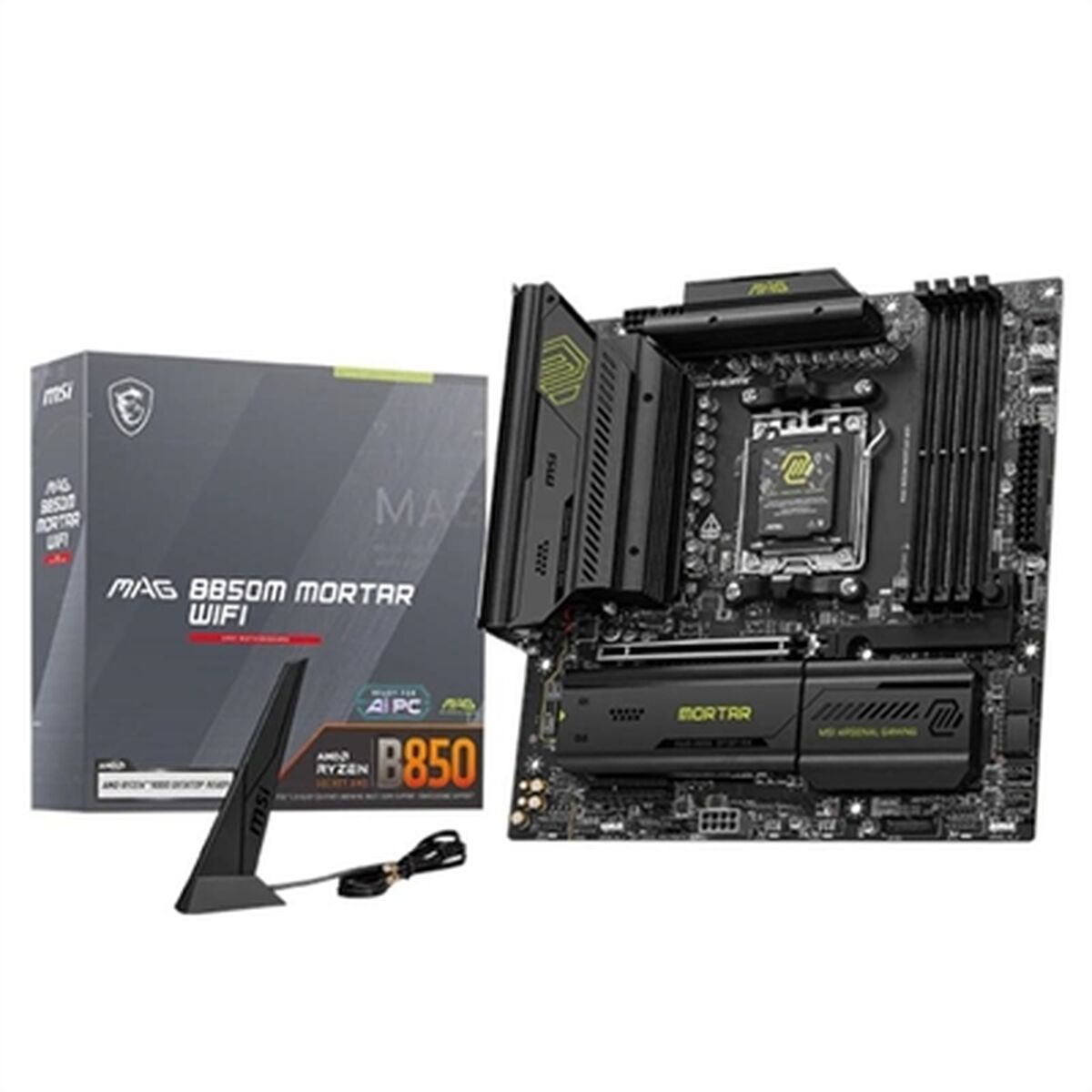 Afbeeldingen van Motherboard MSI MAG B850M MORTAR WIFI AMD AM5