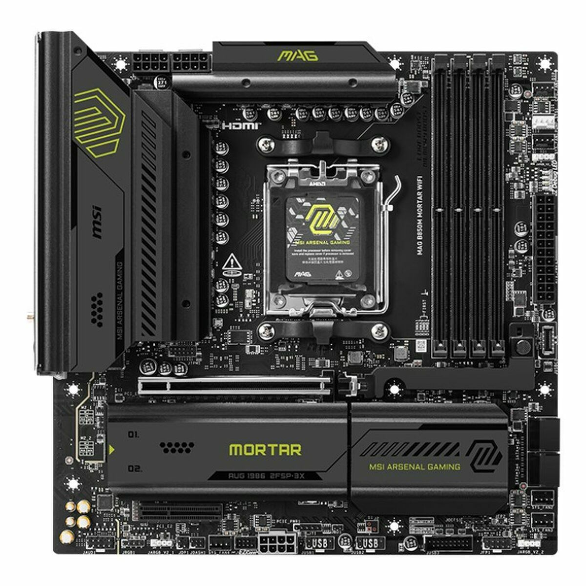 Image secondaire de Carte Mère MSI MAG B850M MORTAR WIFI AMD AM5 AMD