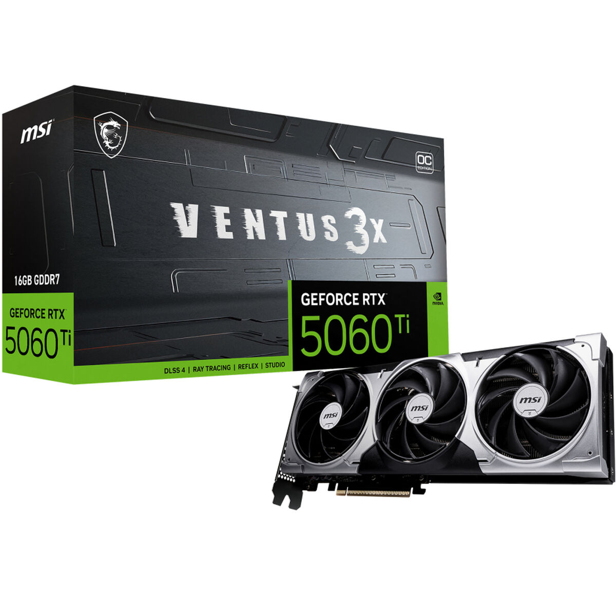 Carte Graphique MSI 912-V812-077 geforce rtx 5060 ti 16 GB