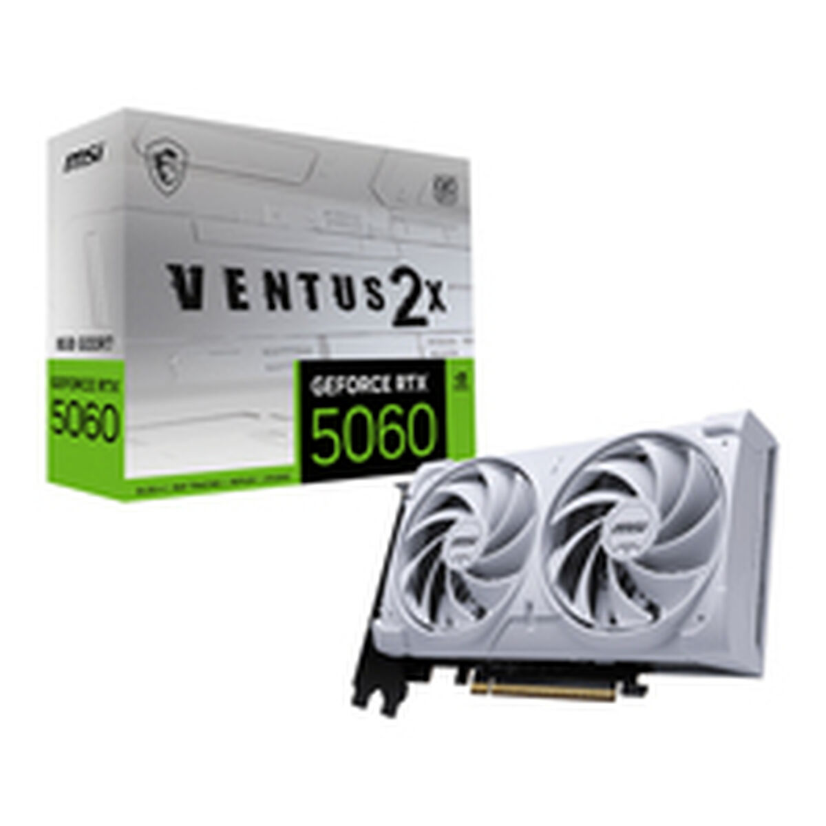 Afbeeldingen van Graphics card MSI RTX 5060 8G VENTUS 2X OC GEFORCE RTX 5060 8 GB GDDR7