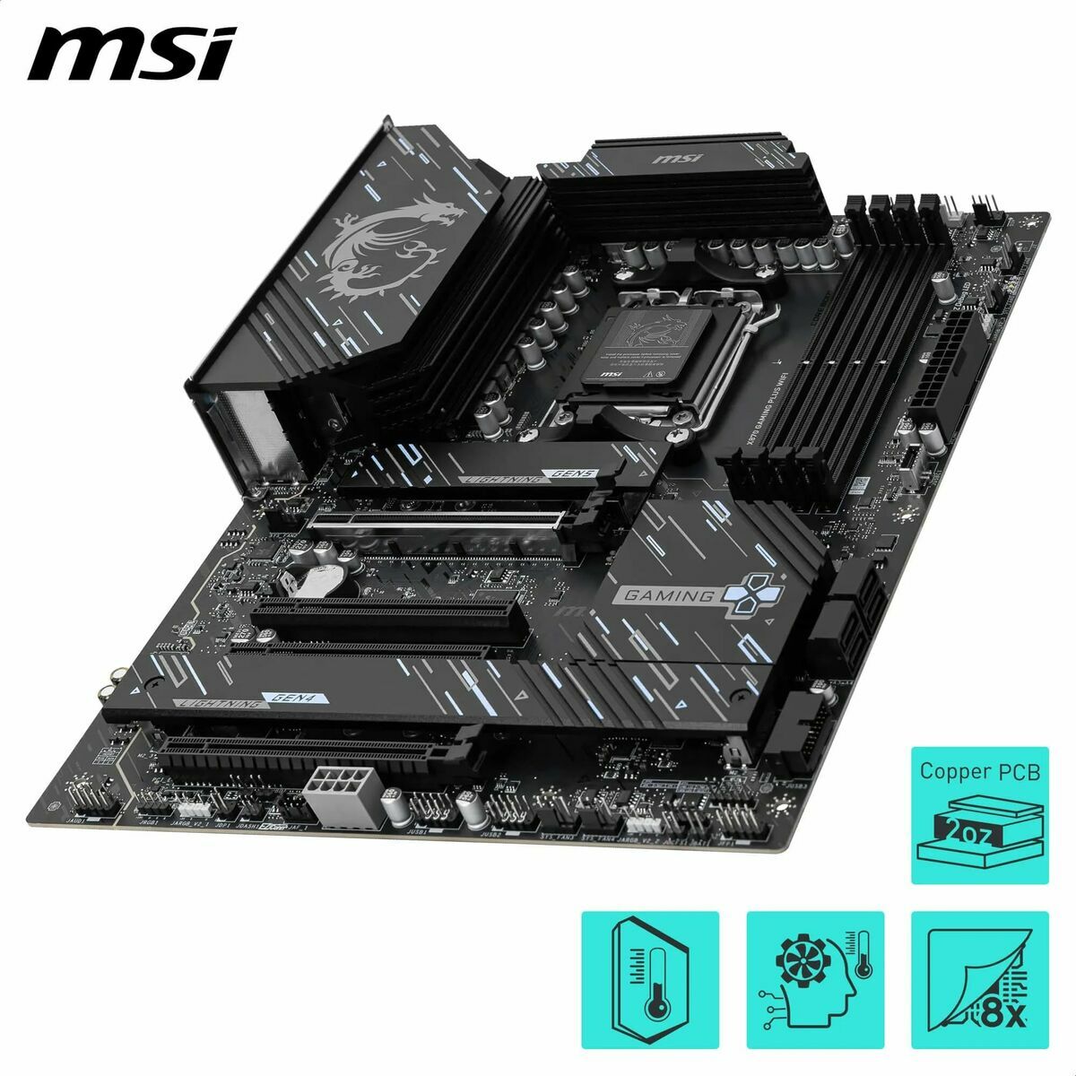 Afbeeldingen van Motherboard MSI 007E70-001R AMD X870E AMD AM5