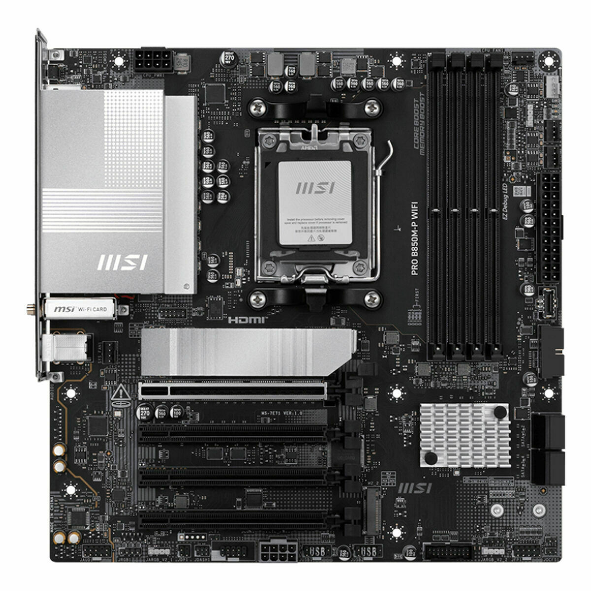 Picture of Motherboard MSI PRO B850M-P WIFI AMD AM5