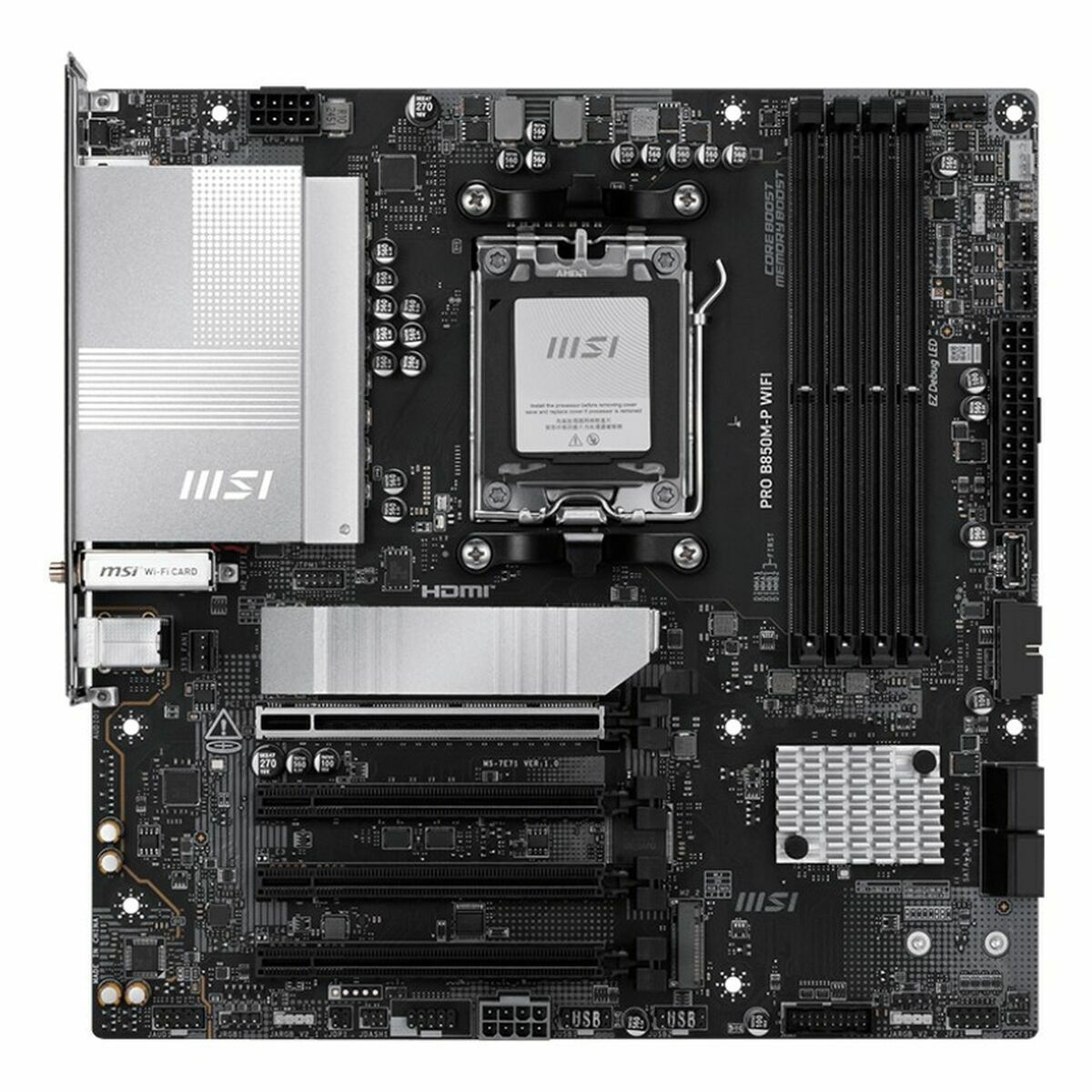 Afbeeldingen van Motherboard MSI 911-7E71-001 AMD B850 AMD AM5