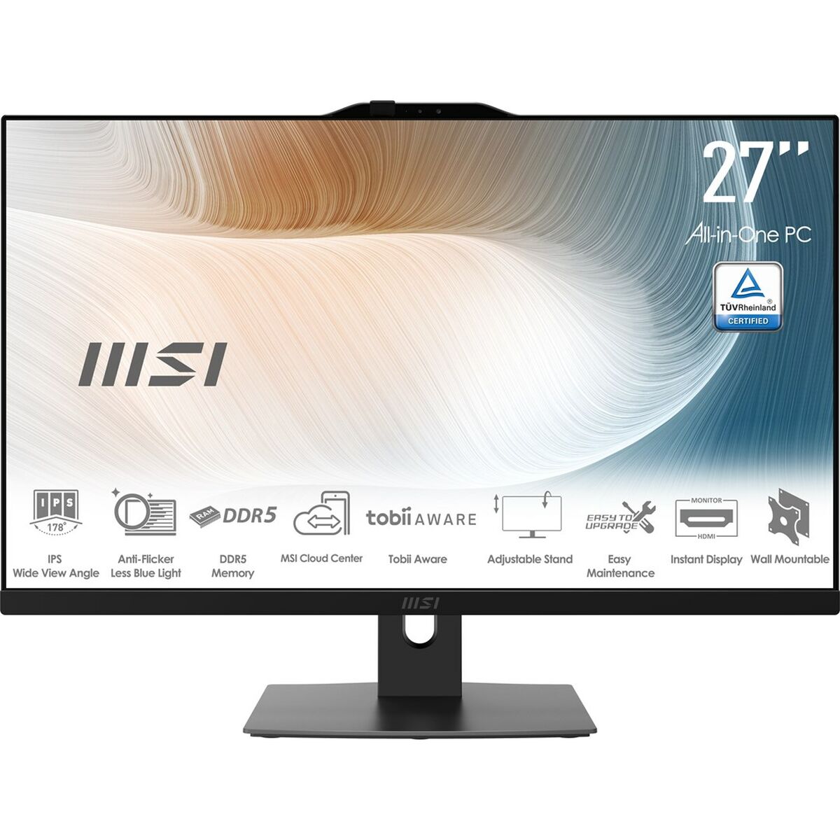 Afbeeldingen van All in One MSI Modern AM272P 1M-1261EU 27" Intel Core 5 120U 16 GB RAM 512 GB SSD