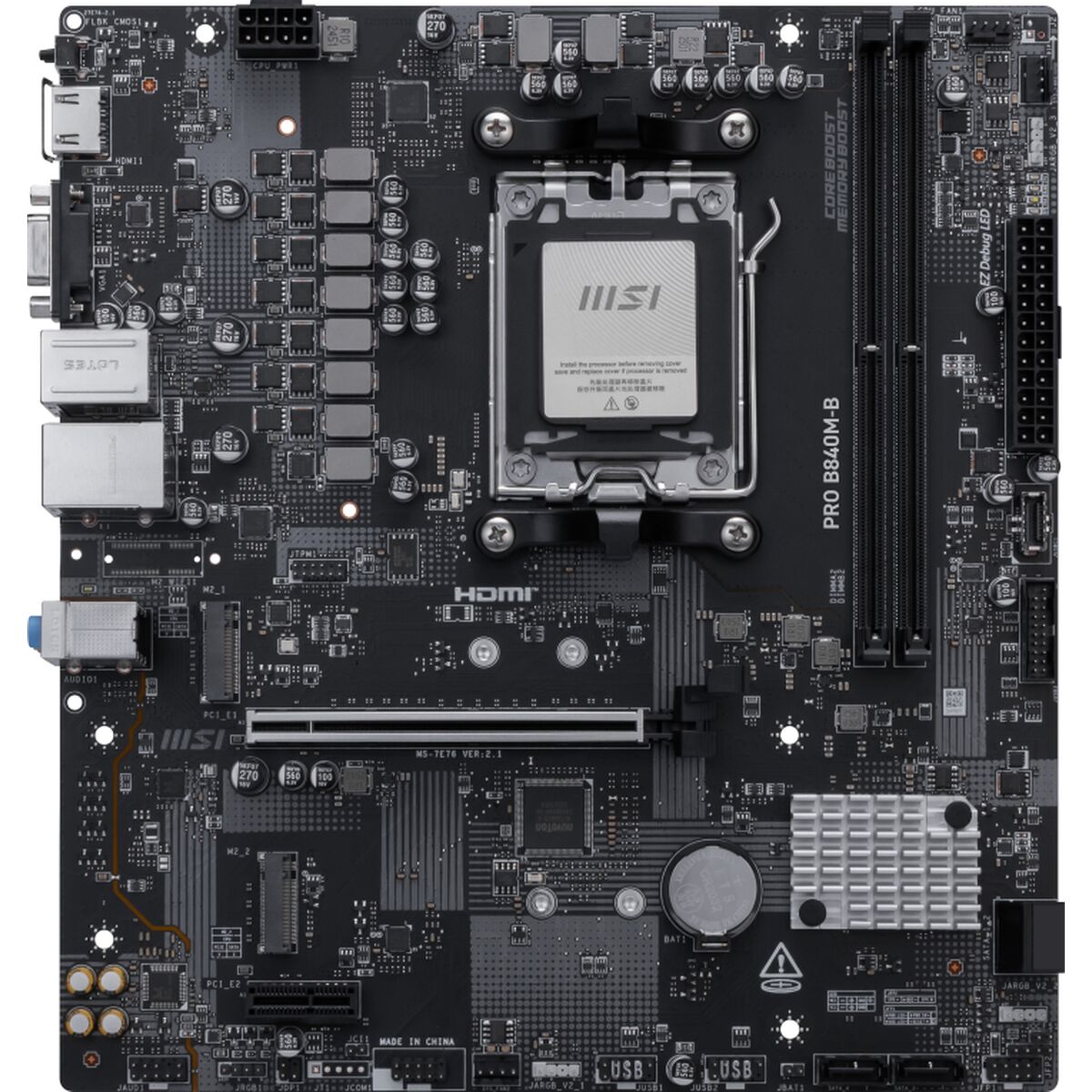Image secondaire de Carte Mère MSI PRO B840M-B