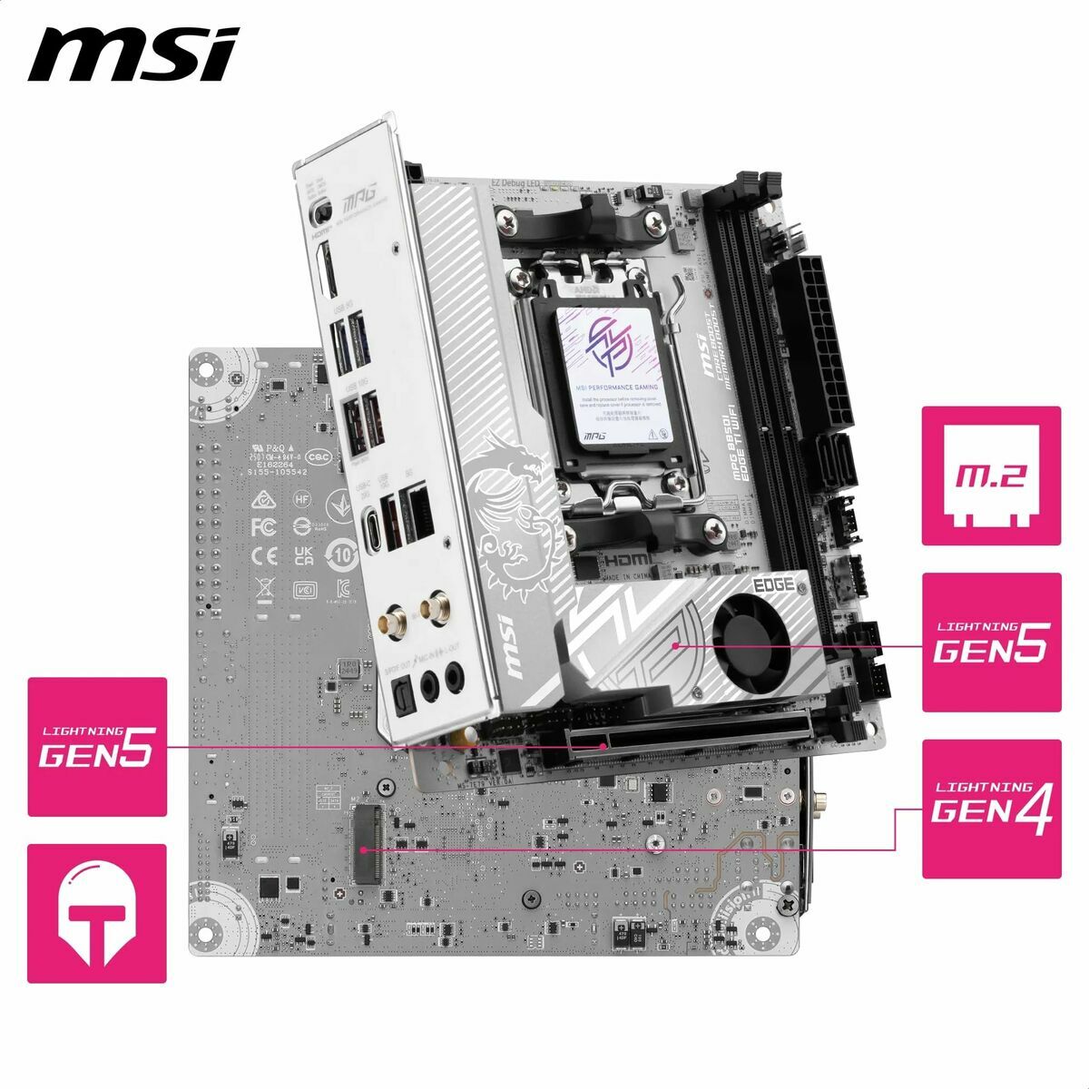 Picture of Motherboard MSI 911-7E79-04S AMD AM5 AMD